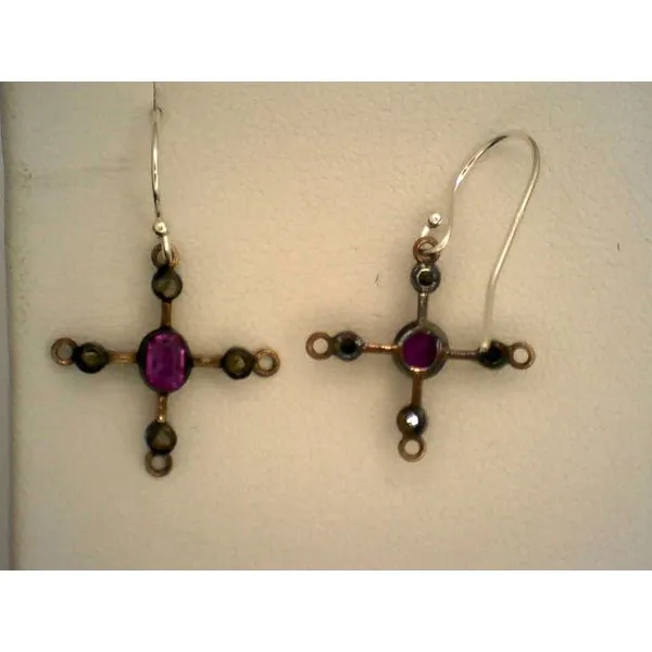 Colored Stone  / Pearl Earrings Joint Venture Estate Jewelry Charleston, SC