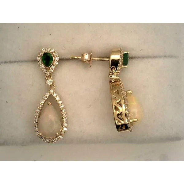 Colored Stone  / Pearl Earrings Joint Venture Estate Jewelry Charleston, SC