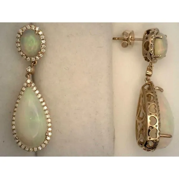 Colored Stone  / Pearl Earrings Image 2 Joint Venture Estate Jewelry Charleston, SC