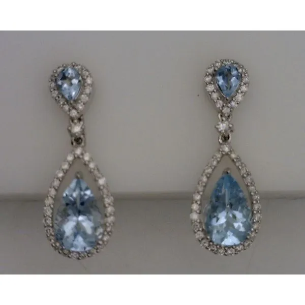 Colored Stone  / Pearl Earrings Image 2 Joint Venture Estate Jewelry Charleston, SC
