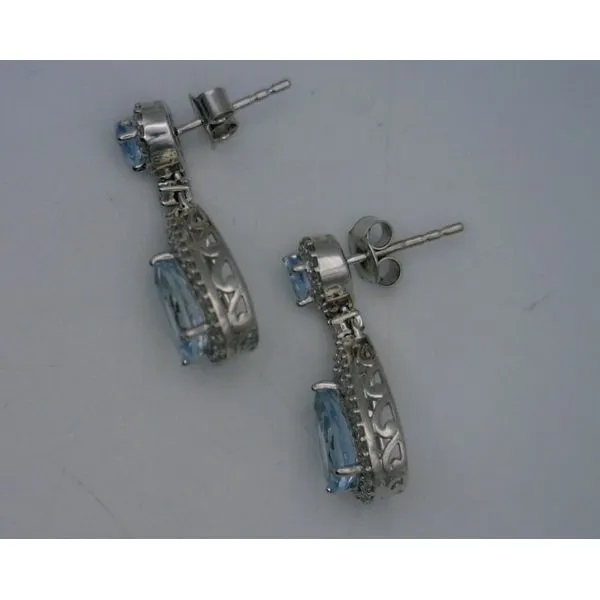 Colored Stone  / Pearl Earrings Image 3 Joint Venture Estate Jewelry Charleston, SC