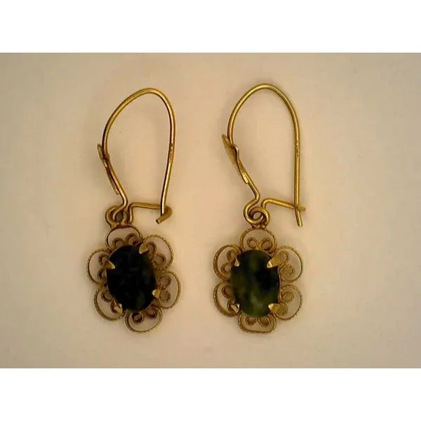 Colored Stone  / Pearl Earrings Joint Venture Estate Jewelry Charleston, SC