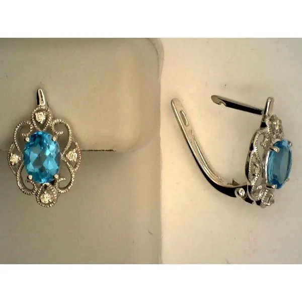 Colored Stone  / Pearl Earrings Image 2 Joint Venture Estate Jewelry Charleston, SC