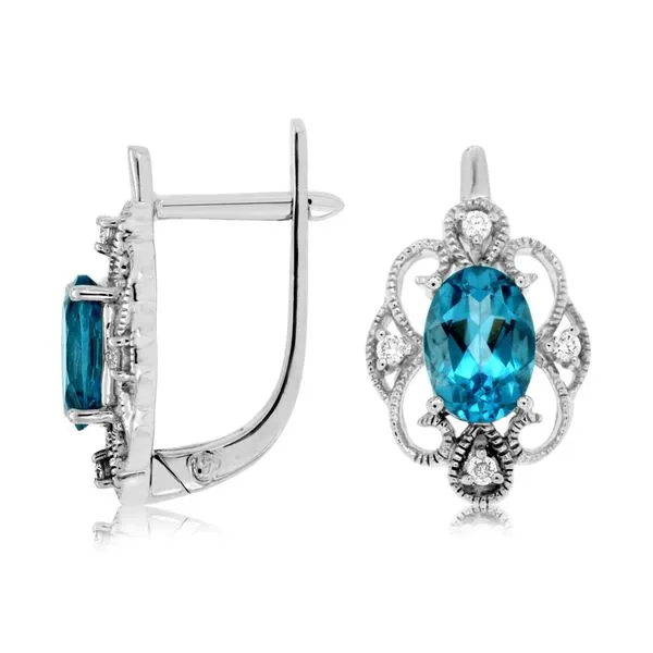 Colored Stone  / Pearl Earrings Joint Venture Estate Jewelry Charleston, SC