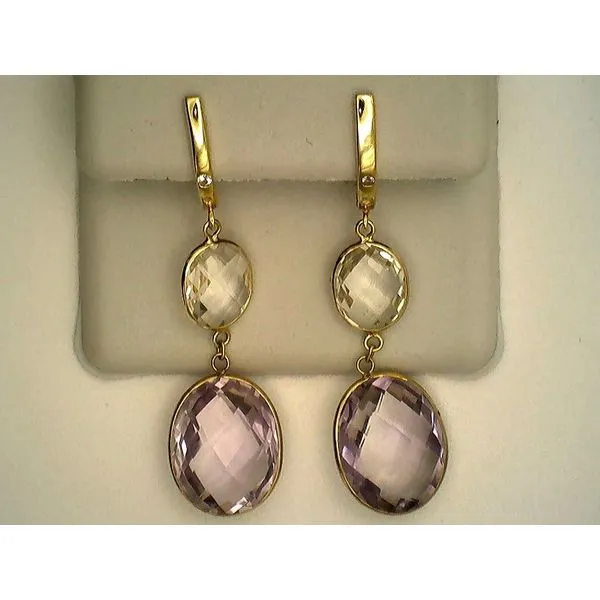Colored Stone  / Pearl Earrings Image 2 Joint Venture Estate Jewelry Charleston, SC