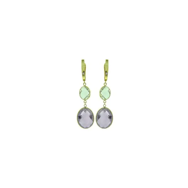 Colored Stone  / Pearl Earrings Joint Venture Estate Jewelry Charleston, SC