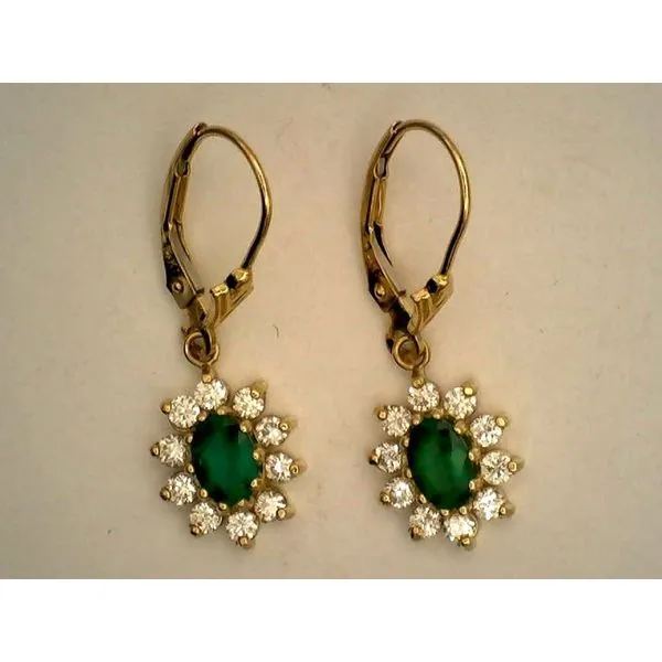 Colored Stone  / Pearl Earrings Joint Venture Estate Jewelry Charleston, SC