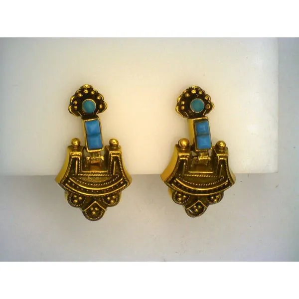 Colored Stone  / Pearl Earrings Image 2 Joint Venture Estate Jewelry Charleston, SC