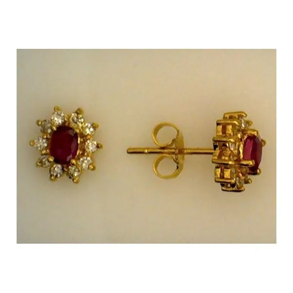 Colored Stone  / Pearl Earrings Joint Venture Estate Jewelry Charleston, SC