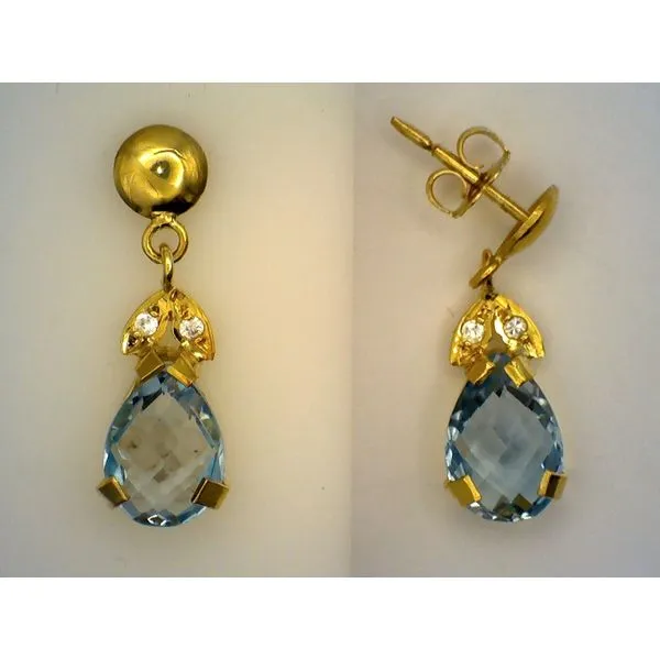 Colored Stone  / Pearl Earrings Joint Venture Estate Jewelry Charleston, SC