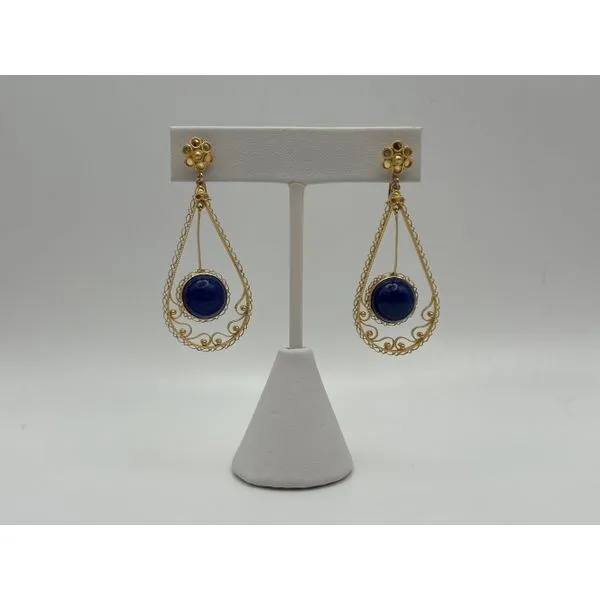 Colored Stone  / Pearl Earrings Joint Venture Estate Jewelry Charleston, SC