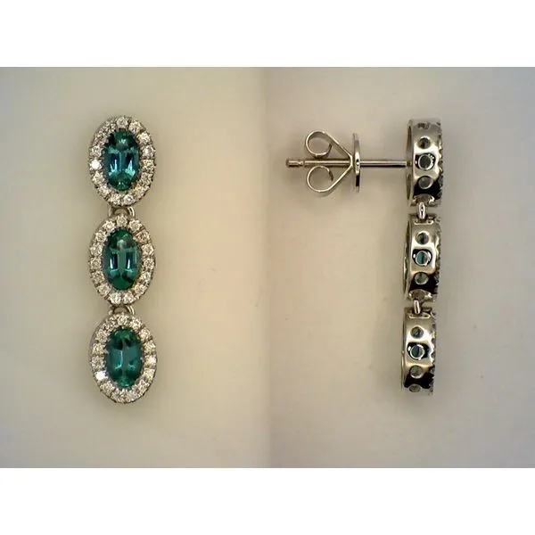 Colored Stone  / Pearl Earrings Joint Venture Estate Jewelry Charleston, SC