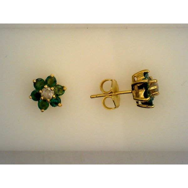 Colored Stone  / Pearl Earrings Joint Venture Estate Jewelry Charleston, SC