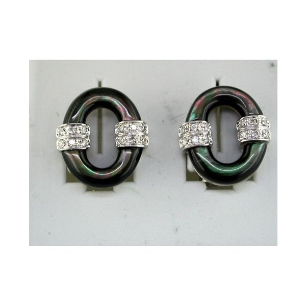 Colored Stone  / Pearl Earrings Joint Venture Estate Jewelry Charleston, SC