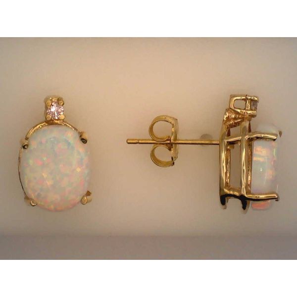 Colored Stone  / Pearl Earrings Joint Venture Estate Jewelry Charleston, SC