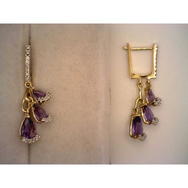 Colored Stone  / Pearl Earrings Joint Venture Estate Jewelry Charleston, SC