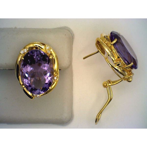 Colored Stone  / Pearl Earrings Joint Venture Estate Jewelry Charleston, SC