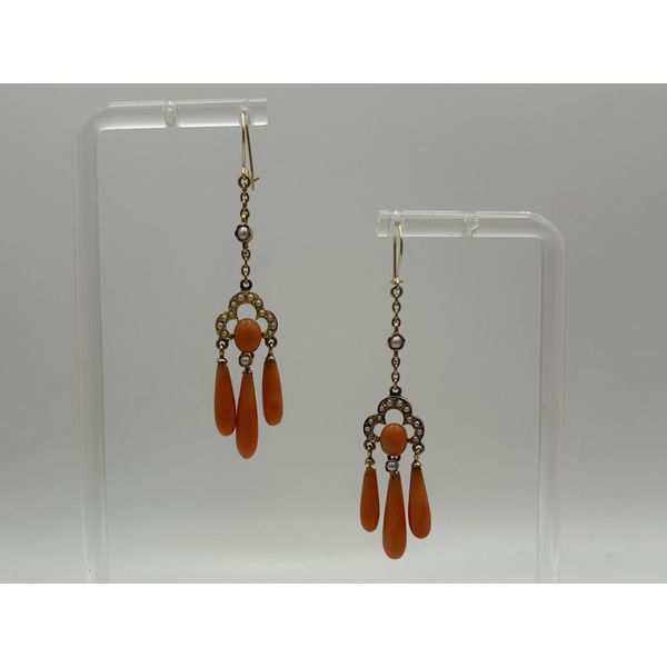 Colored Stone  / Pearl Earrings Joint Venture Estate Jewelry Charleston, SC