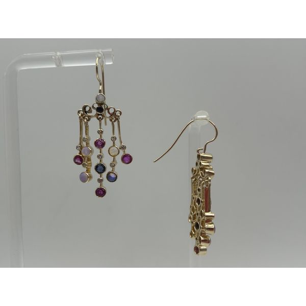 Colored Stone  / Pearl Earrings Joint Venture Estate Jewelry Charleston, SC