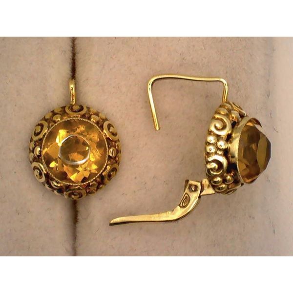 Colored Stone  / Pearl Earrings Joint Venture Estate Jewelry Charleston, SC