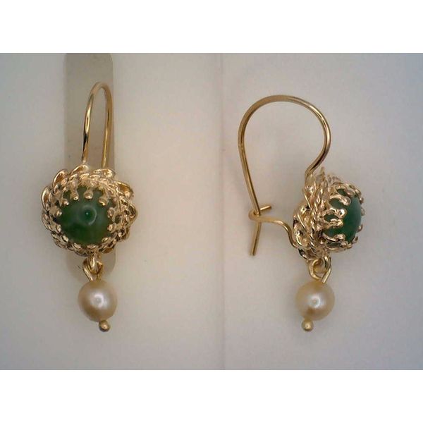 Colored Stone  / Pearl Earrings Joint Venture Estate Jewelry Charleston, SC