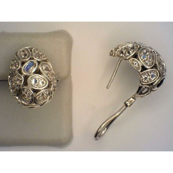 Colored Stone  / Pearl Earrings Joint Venture Estate Jewelry Charleston, SC
