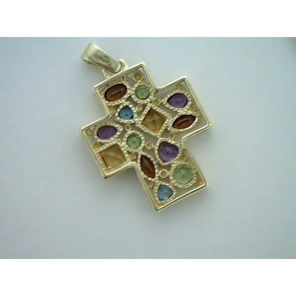 Colored Stone  / Pearl Pendant Image 2 Joint Venture Estate Jewelry Charleston, SC