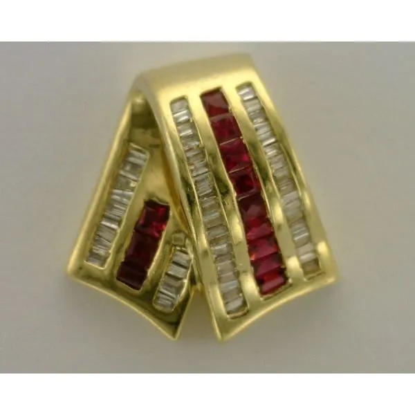 Colored Stone  / Pearl Pendant Joint Venture Estate Jewelry Charleston, SC