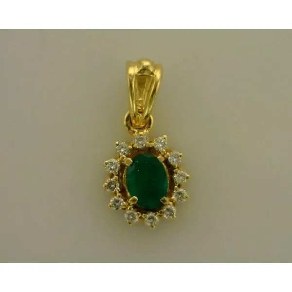 Colored Stone  / Pearl Pendant Joint Venture Estate Jewelry Charleston, SC