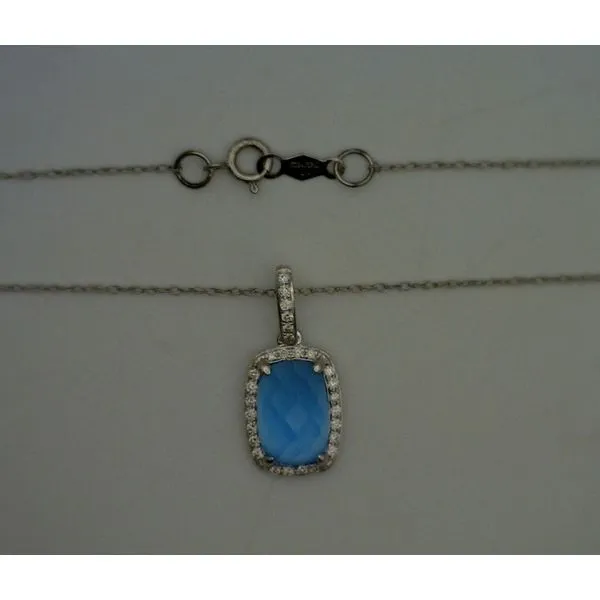 Colored Stone  / Pearl Pendant Image 2 Joint Venture Estate Jewelry Charleston, SC