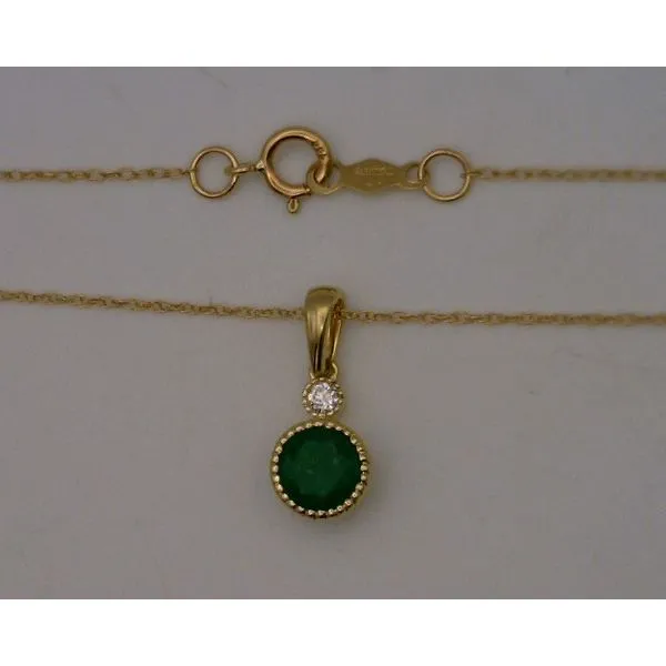 Colored Stone  / Pearl Pendant Image 2 Joint Venture Estate Jewelry Charleston, SC