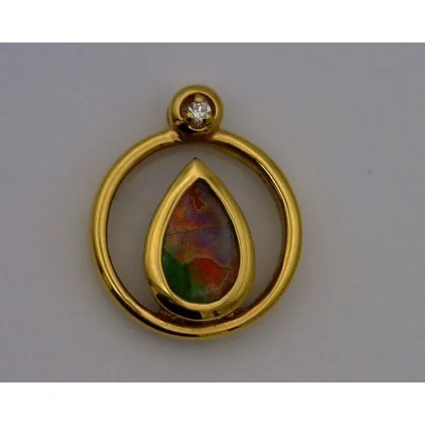 Colored Stone  / Pearl Pendant Joint Venture Estate Jewelry Charleston, SC
