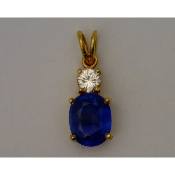 Colored Stone  / Pearl Pendant Joint Venture Estate Jewelry Charleston, SC