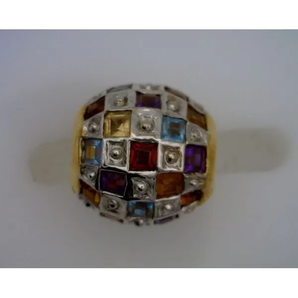 Colored Stone  / Pearl Pendant Joint Venture Estate Jewelry Charleston, SC