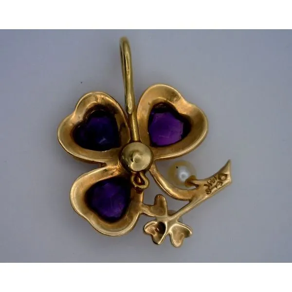 Colored Stone  / Pearl Pendant Image 2 Joint Venture Estate Jewelry Charleston, SC