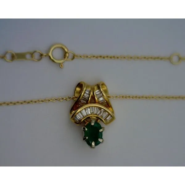 Colored Stone  / Pearl Pendant Joint Venture Estate Jewelry Charleston, SC