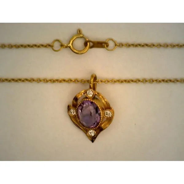 Colored Stone  / Pearl Pendant Joint Venture Estate Jewelry Charleston, SC