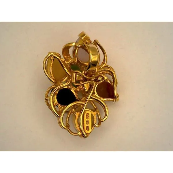 Colored Stone  / Pearl Pendant Image 2 Joint Venture Estate Jewelry Charleston, SC