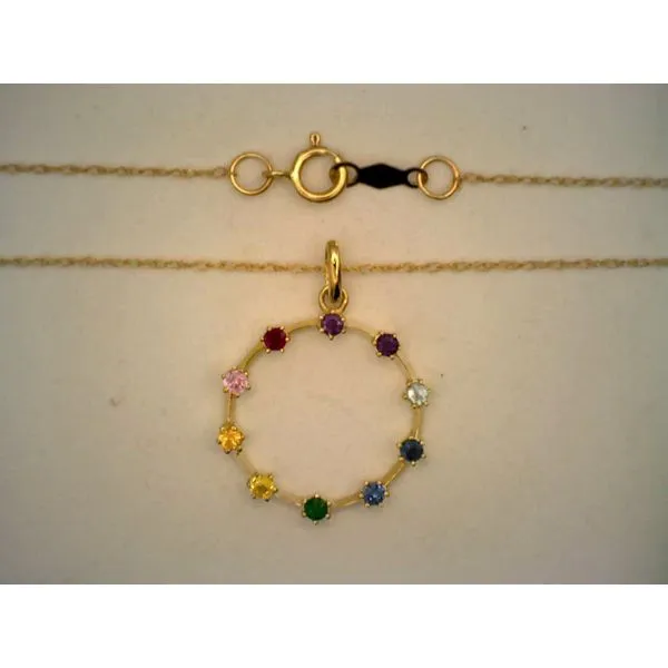Colored Stone  / Pearl Pendant Image 2 Joint Venture Estate Jewelry Charleston, SC