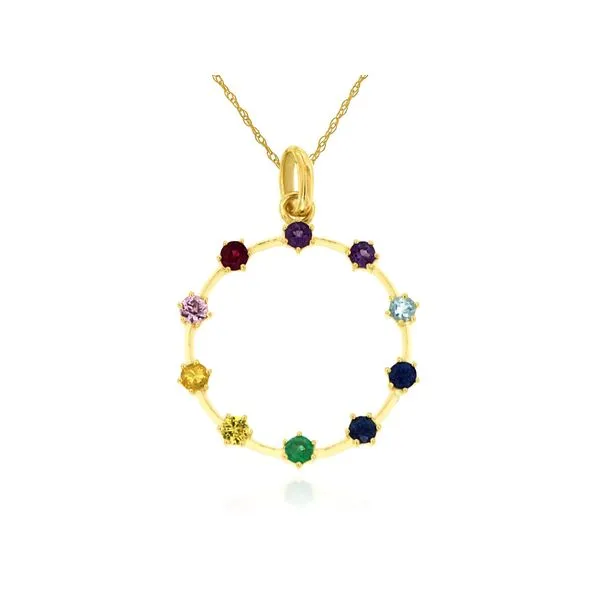 Colored Stone  / Pearl Pendant Joint Venture Estate Jewelry Charleston, SC