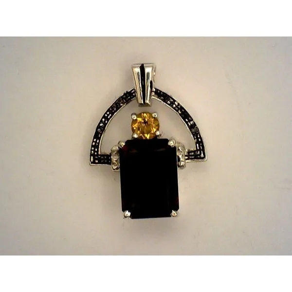 Colored Stone  / Pearl Pendant Joint Venture Estate Jewelry Charleston, SC