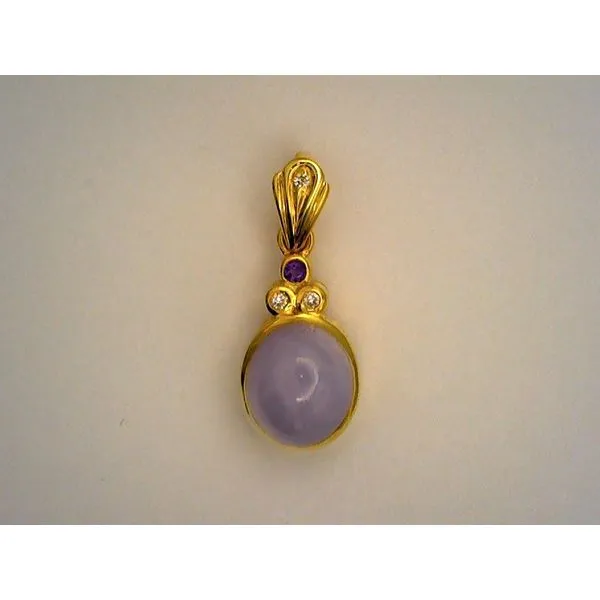 Colored Stone  / Pearl Pendant Joint Venture Estate Jewelry Charleston, SC
