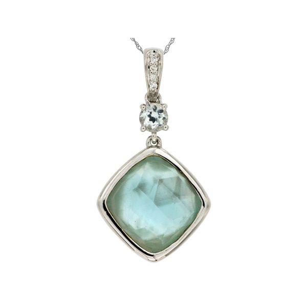 Colored Stone  / Pearl Pendant Joint Venture Estate Jewelry Charleston, SC