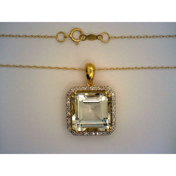 Colored Stone  / Pearl Pendant Joint Venture Estate Jewelry Charleston, SC