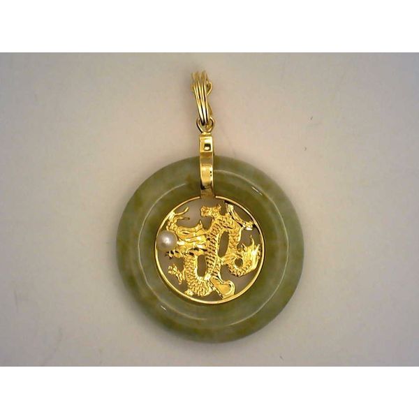Colored Stone  / Pearl Pendant Image 2 Joint Venture Estate Jewelry Charleston, SC