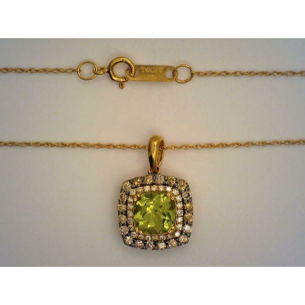 Colored Stone  / Pearl Pendant Image 2 Joint Venture Estate Jewelry Charleston, SC