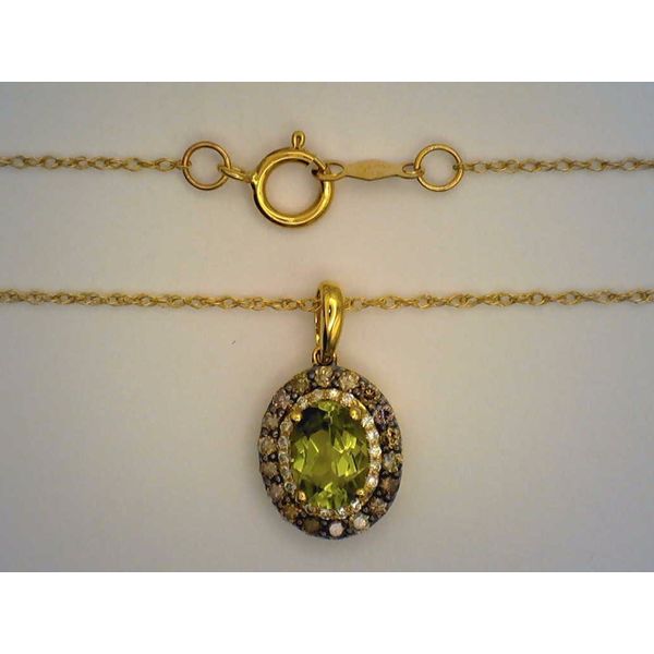 Colored Stone  / Pearl Pendant Image 2 Joint Venture Estate Jewelry Charleston, SC