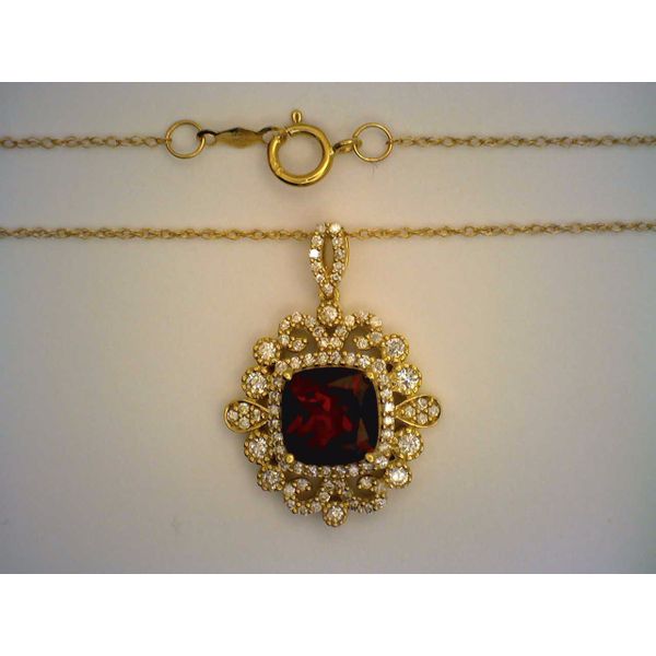 Colored Stone  / Pearl Pendant Image 2 Joint Venture Estate Jewelry Charleston, SC