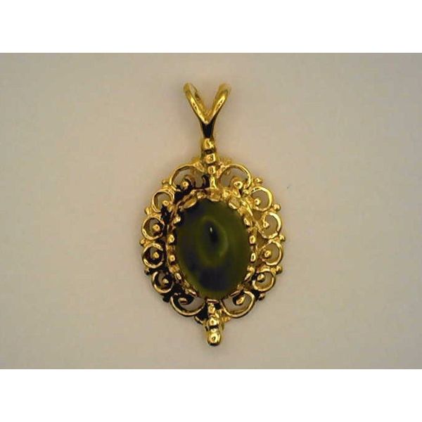 Colored Stone  / Pearl Pendant Joint Venture Estate Jewelry Charleston, SC