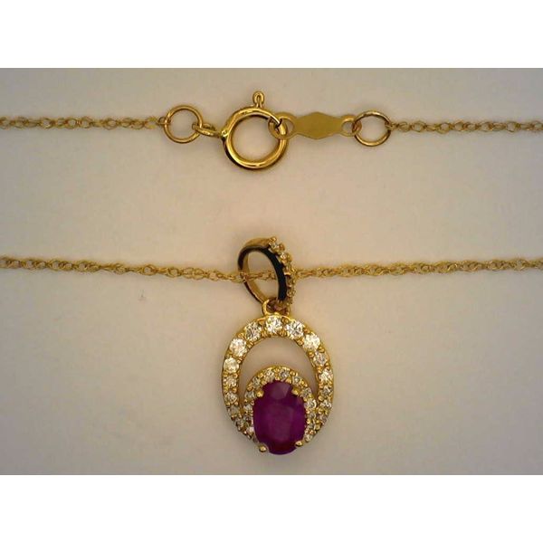 Colored Stone  / Pearl Pendant Image 2 Joint Venture Estate Jewelry Charleston, SC